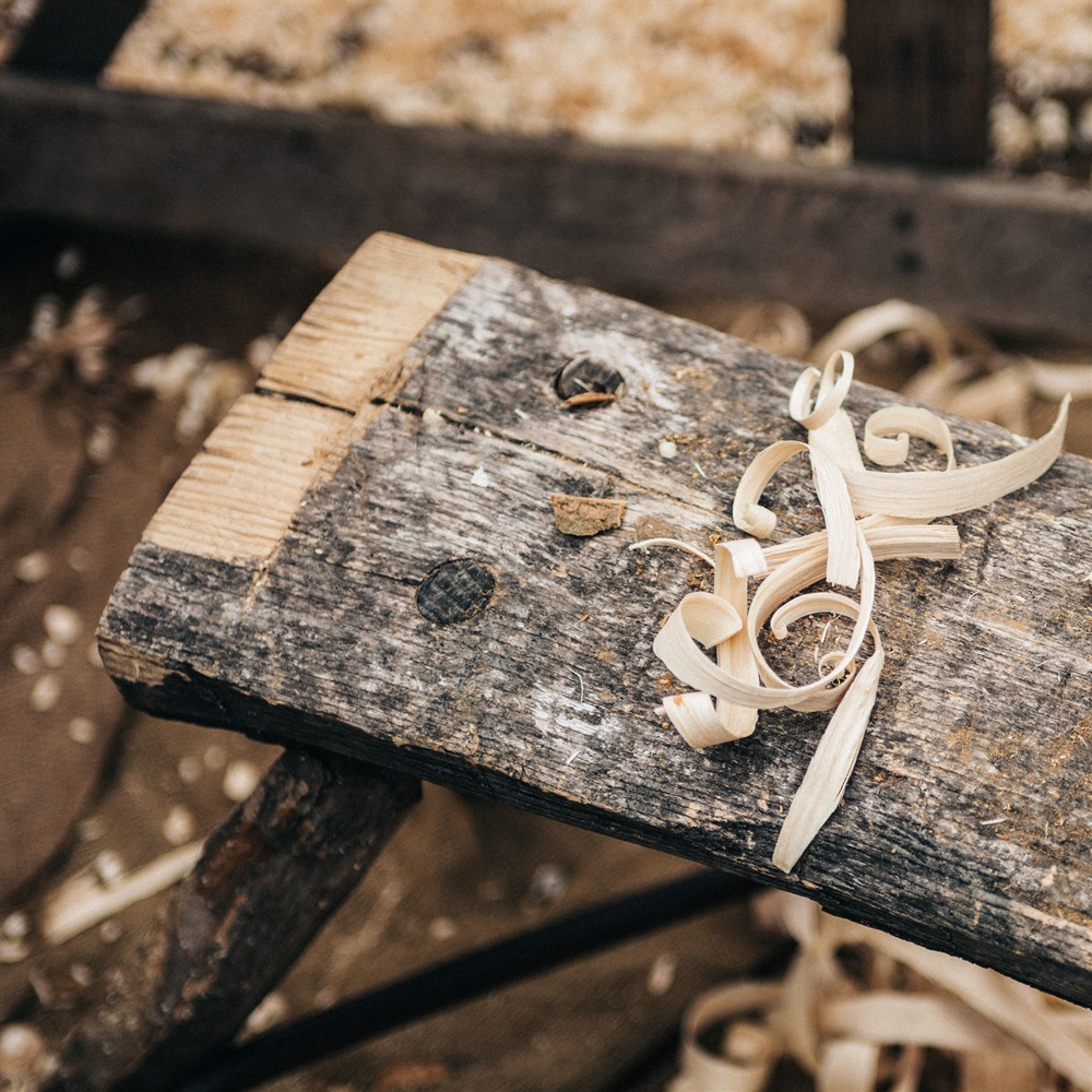 Our furniture is hand-made by skilled craftsmen in workshops, not factories.